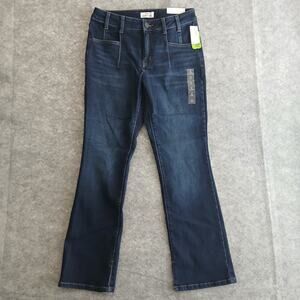 M Jeans Everflex Maurices Size 10 Short Boot Cut Stretch Slits New With Tags